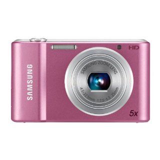 Samsung ST66 16 MP Compact Digital Camera   Pink (EC ST66ZZBPPGB)  Point And Shoot Digital Cameras  Camera & Photo