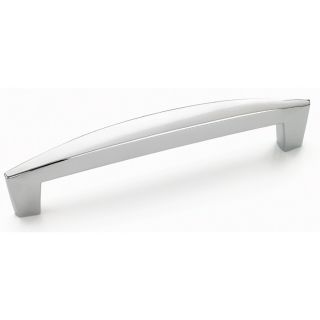 Amerock 128mm Center to Center Polished Chrome Creased Bow Bar Cabinet Pull