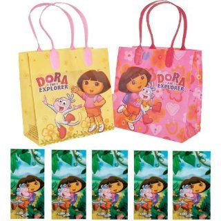 Dora Party Favor Goodie Small Gift Bags 12 and 16 Treat Bags Toys & Games