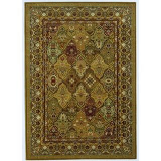 Royal Kashimar Persian Panel Hazelnut Wool Rug (53 X 76)