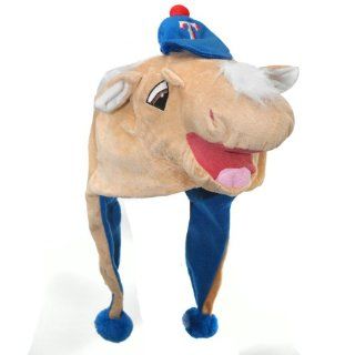 MLB Texas Rangers Thematic Mascot Dangle Hat  Sports Fan Baseball Caps  Sports & Outdoors