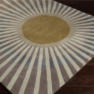 Gregory Sun Rays Hand tufted Wool Area Rug (5 X 76)