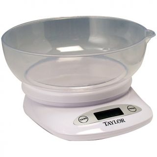 Taylor 4.4 lb Digital Kitchen Scale with Bowl