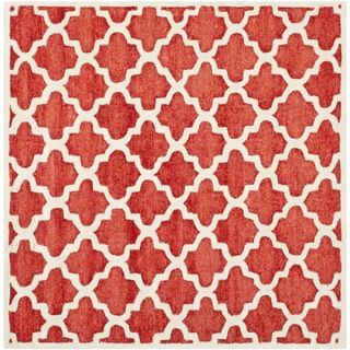 Safavieh Handmade Precious Rose Polyester/ Wool Rug (5 Square)