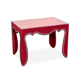 Jonathan Adler Rococo Accent Table 2009 Finish Red