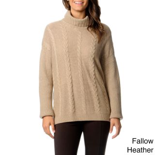 Ply Cashmere Womens Cashmere Turtleneck Sweater