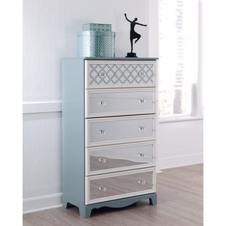 Ashley Furniture Industries Signature Designs By Ashley Mivara 5 drawer Reversible Panel Chest Blue Size 5 drawer