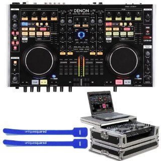 Denon DJ DN MC6000 Digital Mixer Controller w/ Odyssey FRGSDNMC36000 + CableTies Musical Instruments