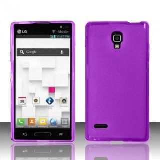For LG Optimus L9 P769 / P760 (T Mobile) TPU Cover   Purple TPU Cell Phones & Accessories