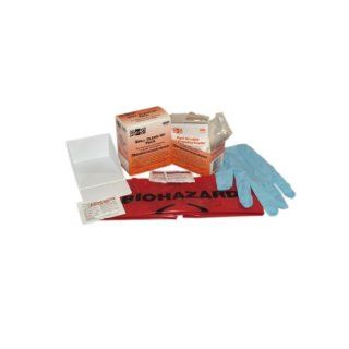 Pac Kit 21 760 22 Piece Bloodborne Pathogen Spill Cleanup Pack Body Fluid Kit