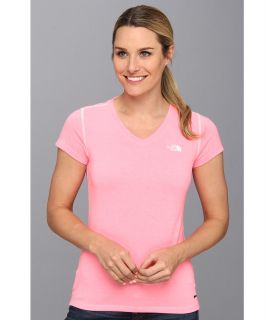 The North Face S/S RDT V Neck Tee Womens T Shirt (Coral)