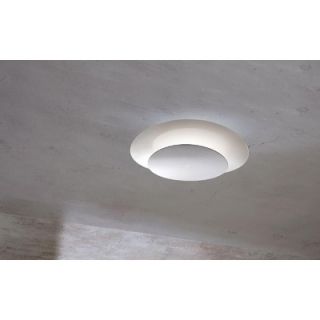 MuranoLuce Plana Flush Mount in White PLPLA65 / PLPLA65FO / PLPLA65FA Shade C