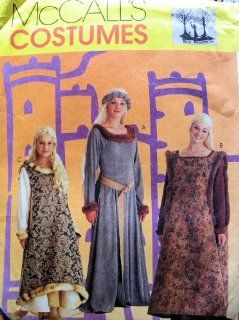 McCall's 8826 Misses Medieval Dress Costumes Sewing Pattern Size 10, 12, 14