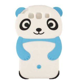 Cell Armor I747 NOV D13 LB Hybrid Novelty Case for Samsung Galaxy S III I747   Retail Packaging   Blue/White Bear Cell Phones & Accessories