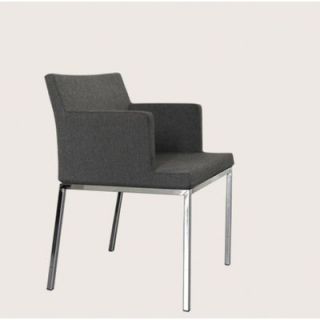 sohoConcept Soho Chair 125 SOHOCHRCOUNTCHRBASE Color Dark Grey, Upholstery 