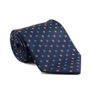 Mens Blue Dollar Necktie
