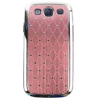 Cell Armor SAMI747 NOV H04 JA Shell Skin Case for Samsung I747 Galaxy S III   Retail Packaging   Pearl Pink with Net Design Cell Phones & Accessories