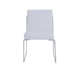 Nuans Astoria Side Chair 100 CN1 Upholstery Eco leather   White