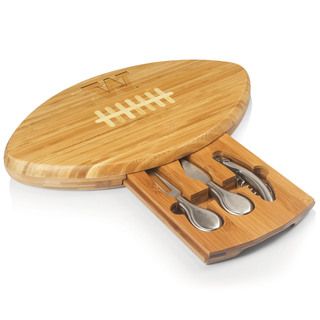 Quarterback University Of Washington Huskies Natural Wood Engraved Cutting Board