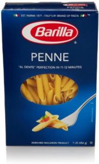 Barilla Penne Pasta, 16 Oz Prime Pantry