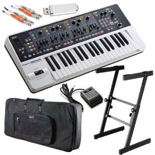Roland GAIA SH 01 Synthesizer BUNDLE w/ Keyboard Case, Stand & Bench Musical Instruments