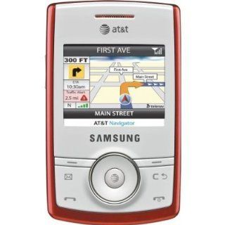 Samsung Propel A767 Unlocked Phone with QWERTY Keyboard, 3G Support, 1.3MP Camera, Stereo Bluetooth and Music Player  U.S. Version (White/Red) Cell Phones & Accessories