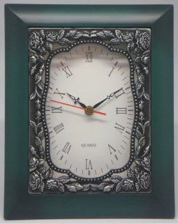 35 Quartz Clock   Emerald   Roses   Wall Clocks