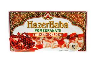Hazer Baba Pomegranate Turkish Delight, 454g  Halva Candy  Grocery & Gourmet Food