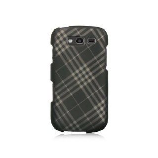 Gray Plaid Hard Cover Case for Samsung Galaxy S Blaze 4G SGH T769 Cell Phones & Accessories