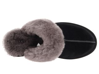 UGG Scuffette II Black/Grey Suede