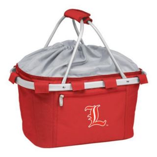 Picnic Time Metro Basket Louisville Cardinals Embroidered Red