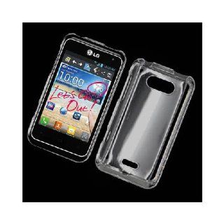 LG Motion 4G MS770 Clear Transparent Hard Cover Case Cell Phones & Accessories