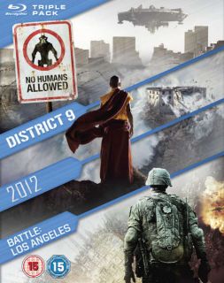 2012 / Battle Los Angeles / District 9      Blu ray