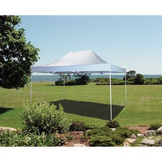 ShelterLogic Pop-Up Canopy — 15ft.L x 10ft.W, Truss Top, Straight Leg, White, Model# 22599  Pop Up Canopies
