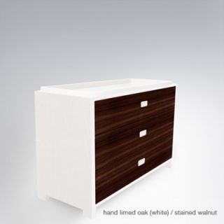 ducduc Campaign 3 Drawer Changer CaDC AC Finish Stained Walnut