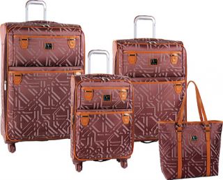 Diane von Furstenberg Modern Tile 4 Piece Luggage Set