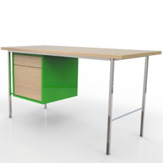 Industrya Type U Writing Desk TU. Finish White Oak / Lime / Polished