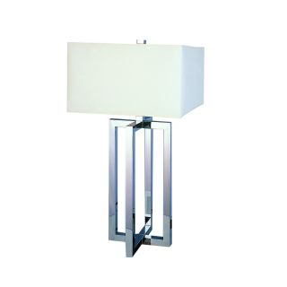 Gustavian 1 light Polished Chrome Table Lamp