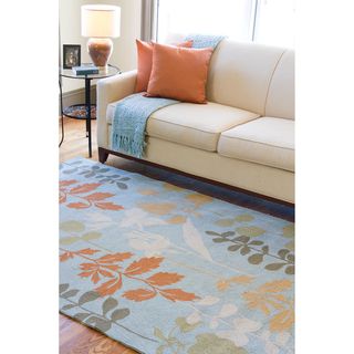 Hand hooked Sabrina Transitional Floral Indoor/ Outdoor Area Rug (2 X 3)