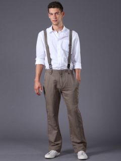 Washed Suspender Pants by John Varvatos