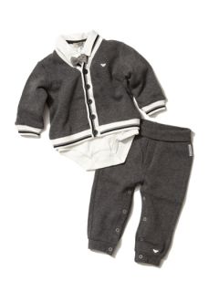 Knit Cardigan & Pants Gift Set by Armani Junior