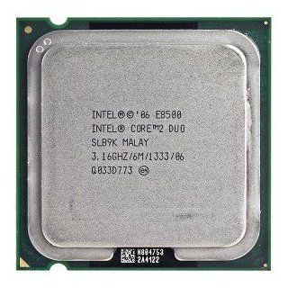Intel Core 2 Duo E8500 3.16GHz 1333MHz 6MB Socket 775 Dual Core CPU Computers & Accessories