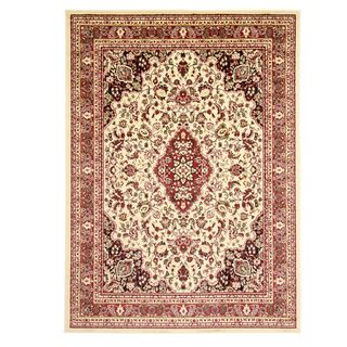 Medallion Ivory Area Rug (53 X 73)