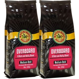 Waterfront Roasters Overboard Blend Ground Coffee (set Of Two 12 oz Bags)