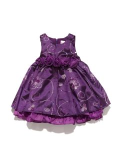 Embroidered Taffeta Dress with Sequins by Nanette