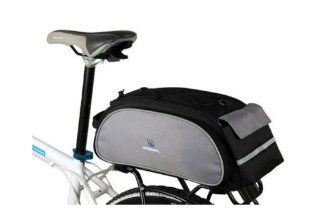 Arctic Biker Outdoor Sport 13L ROSWHEEL Bicycle Bag, Bike Rear Seat Pannier, For Better Cycling, Black, 13L Sports & Outdoors