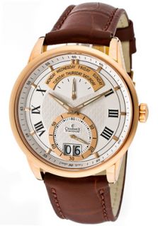 Charmex of Switzerland 1957  Watches,Mens Zermatt White Dial Rose Gold Plated Stainless Steel, Casual Charmex of Switzerland Quartz Watches