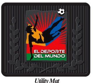 El Deporte Del Mundo Soccer Style Molded Utility Mat Automotive