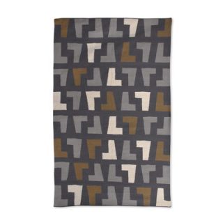 Jonathan Adler Arthur Kilim Slate/Grey Rug XJA1183 Rug Size 5 x 8