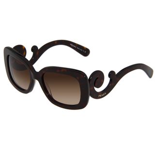 Prada Womens Pr 27os 2au6s1 Tortoise Baroque Sunglasses